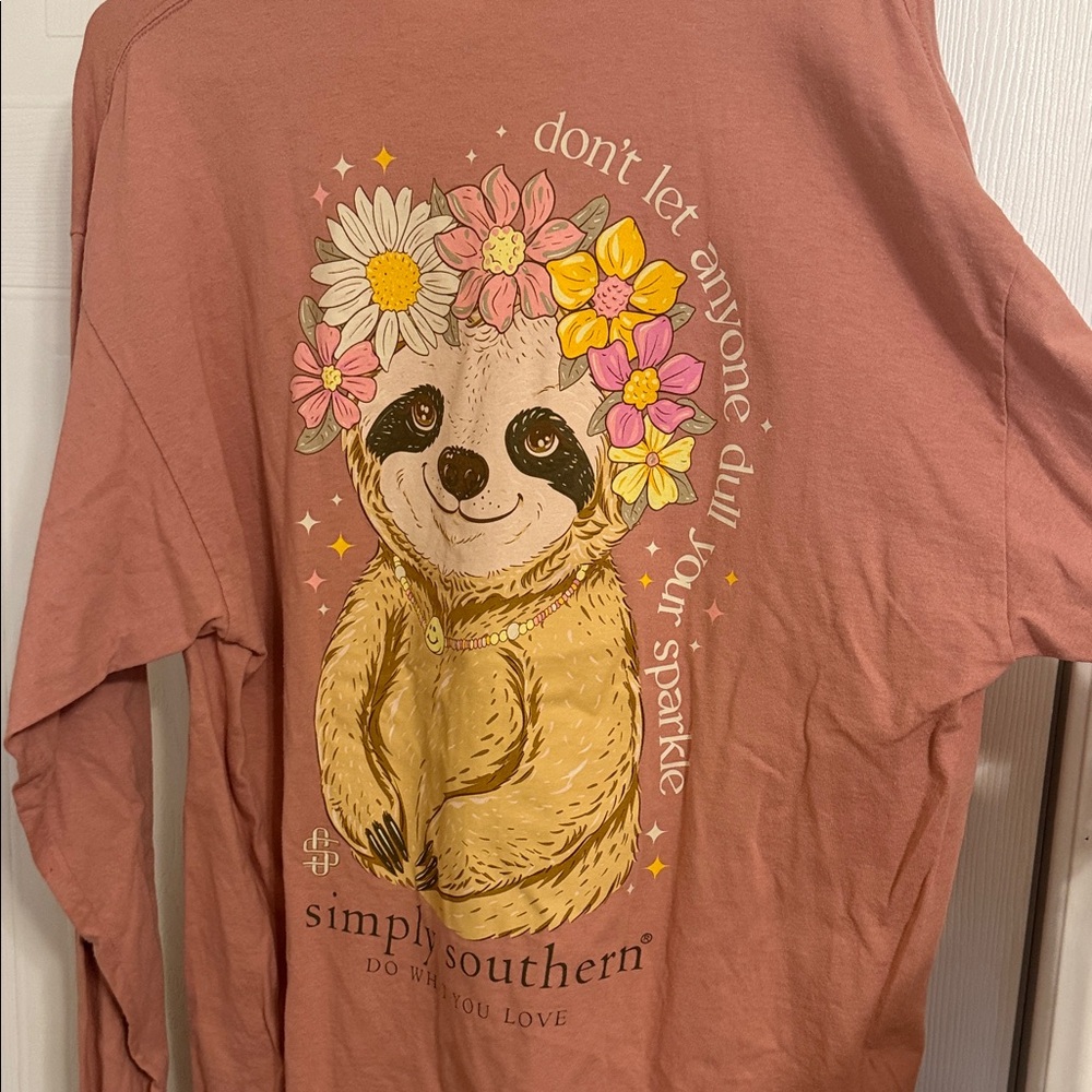 ⭐️Simply Southern Terracotta Long Sleeve Tee